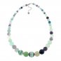 6-16mm Flourite 19" Beaded Strand Journey Necklace