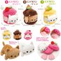San-X Nyan Nyan Nyanko 10th Anniversary Macaroon Plush Set
