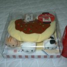 San-X Nyan Nyan Nyanko Japanese Okanomoyaki Plush Box Set