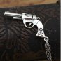 Vintage Silver Gun 18" inches pendant Necklace Fashion Jewelry