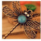Retro Hollow Dragonfly Korean Long Paragraph Sweater Chain Pendant Necklace For Women