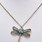 Retro Hollow Dragonfly Korean Long Paragraph Sweater Chain Pendant Necklace For Women