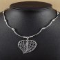 Retro Leaves Bohemia Ethnic Flowers Necklace