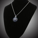 Resin Silver -Plated Pendant Long Necklace for Women