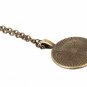 Life Tree Glass Cabochon Bronze Chain Vintage Choker Statement Necklace