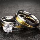 Non Fading Titanium Steel Double Ring For Women