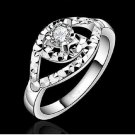 Silver plated New Design Wedding Finger Ring For Women