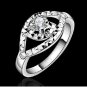 Silver plated New Design Wedding Finger Ring For Women