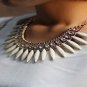 Crystal Pendant Chain Choker Chunky Statement Bib Necklace