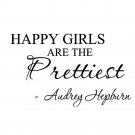 Happy girls Art Vinyl Mural Home Room Decor Wall Stickers