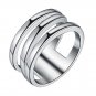 Classic Three Circle 925 Silver Plated Ring For Women (6)