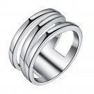 Classic Three Circle 925 Silver Plated Ring For Women (7)