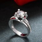 Luxury White Gold Color 1.5 Carat AAA Cubic Zirconia Ring For Women (7)