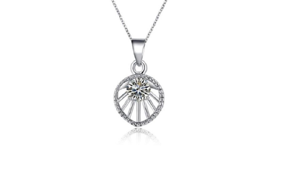 Metal Link Chain Long Pendant Necklace For Women