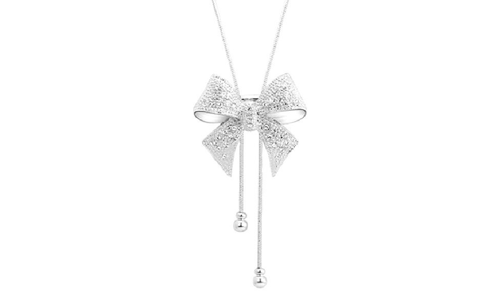 Crystal Elegant Sweet Rhinestone Pendant Necklace For Women