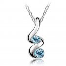 Fashion Austrian Crystal Sprout Necklaces & Pendants For Women