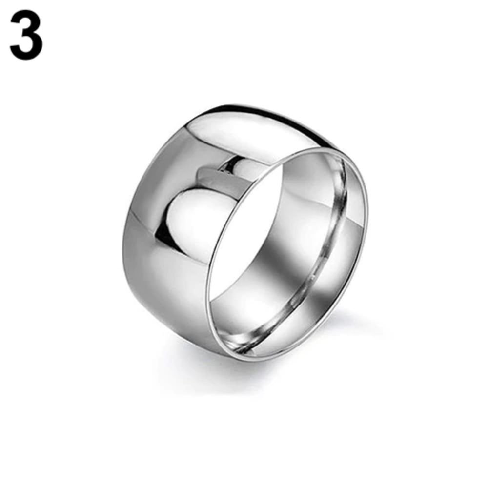 Charm Band Titanium Stainless Steel Midi Ring For Men