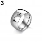 Charm Band Titanium Stainless Steel Midi Ring For Men