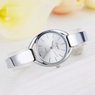 Fashion Luxury Bracelet Dress Ladies Quartz Sport Watch For Women (Silver White)