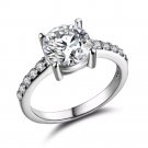 Fashion Design Elegant Luxury Charm Crystal Zircon Ring For Women (8)