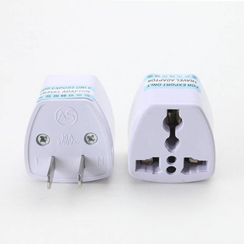 1pcs High Quality Prtical Universal US Power Adapter Travel Plug Converter 2 Flat Pin