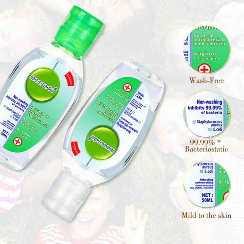 Portable Antibacterial Disinfectant Gel 75% Hand Sanitizer 50ml