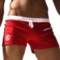 Swimwear Swimsuits Swimming Boxer Shorts Sports Suits Surf Board Shorts Trunks For Man (Red) (Large)