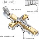 Men's Cross Christian Christmas Gifts Pendant Necklace Jewelry