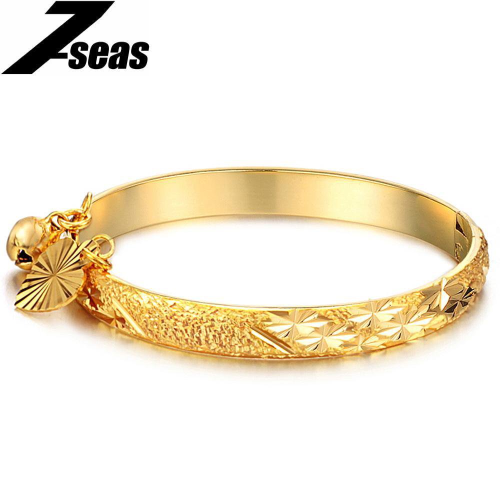 Cuff Bead Open Bangle For Women