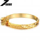Cuff Bead Open Bangle For Women