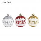 3Pcs Led Merry Christmas Tree Bulb Light Ball Ornament For Christmas