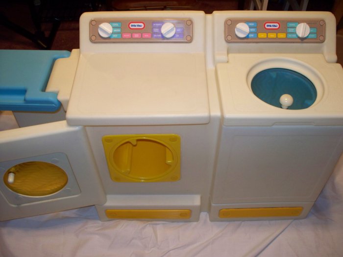little tikes washer and dryer set vintage