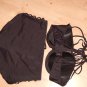 NWT Plus Size Cut Out Bikini 42DD Top and 2X Bottom in Black