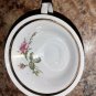 HAVILAND Bavaria Germany Moss Rose Pattern Footed Teacup