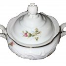 FREE SHIPPING Wawel Poland Moss Rose Pattern Covered Serving Bowl with Lid Sugar Vegetable