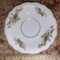 JOHANN HAVILAND Moss Rose Pattern Saucer with Gold Trim Bavaria Germany