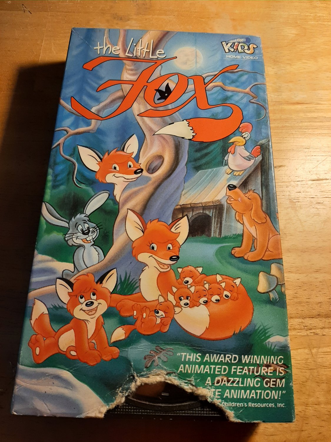 The Little Fox 1987 VHS Tape Edited Version 65 Minutes SKU 7763X56236