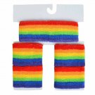 NEW Pet Rainbow Sweat Band Set by Boots & Barkley