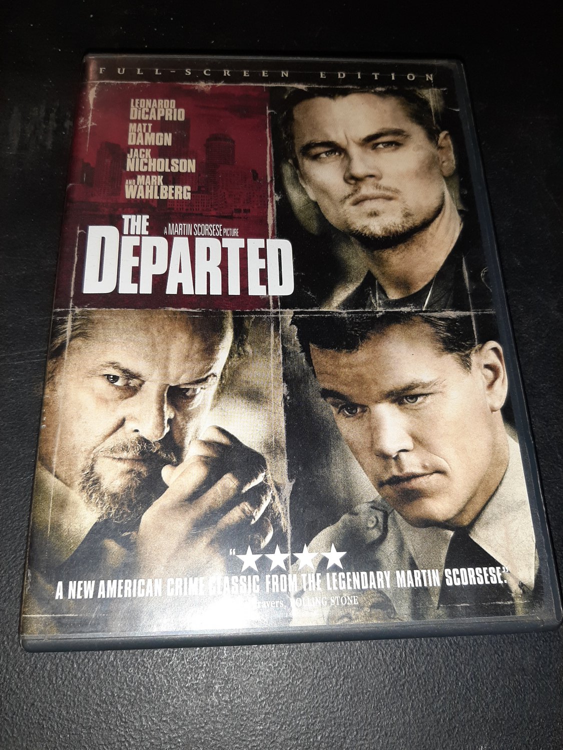 The Departed Leonardo DiCaprio Matt Damon Jack Nicholson Mark ...