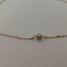 VTG 1970s Sarah Coventry Designer Signed Gold Tone Rhinestone Petite Necklace