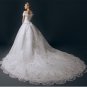 Brand New dazzling crystal moonstone beads Gown Style Wedding dress