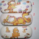 Cartoon eyeglass The Garfield &mini cat tin box creative storage box girl gift