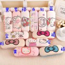 Hot Japan cute cat eyeglass case cartoon design girls birthday gift box