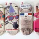 Modern World animal eyeglass case Fashion Cool eyeglass box girls boys kid gift