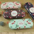 Cherry eyeglass case Iron cute eyeglass box  Creative design girl birthday gift