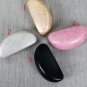 Korean creative big size sunglass box vintage ellipe wood color Sunglass case
