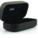 Classical black leather sunglass case cool summer gift travel eyeglass box