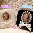 Pearl Queen Eye Contact Lens Case  cool travel care kit mini box