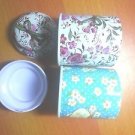 Zakka Lovely summer flower mini tea box Christmas candy box 2pcs free ship