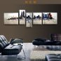 Handmade high quality abstract oil painting on canvas:cityscape